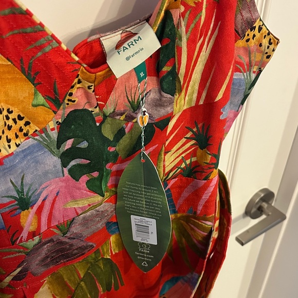 Farm Rio Tropical Print Jumpsuit - Picture 2 of 9